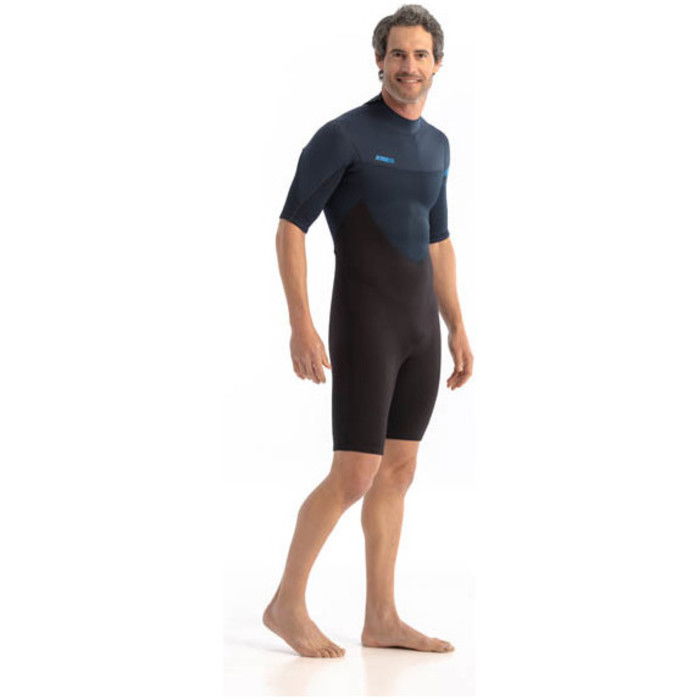 2024 Jobe Mens Perth 3/2mm Shorty Back Zip Wetsuit 30362100 - Blue